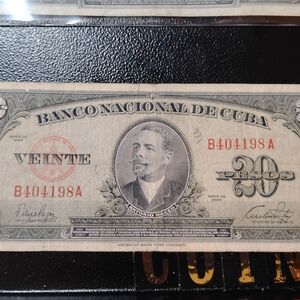 Banco Nacional de Cuba 20 Pesos Note